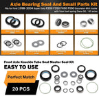 Front Axle Shaft Seal &Bearing Kit For 1998-2004 Ford Excursion F250/350/450/550
