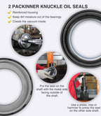 Front Axle Shaft Seal &Bearing Kit For 1998-2004 Ford Excursion F250/350/450/550