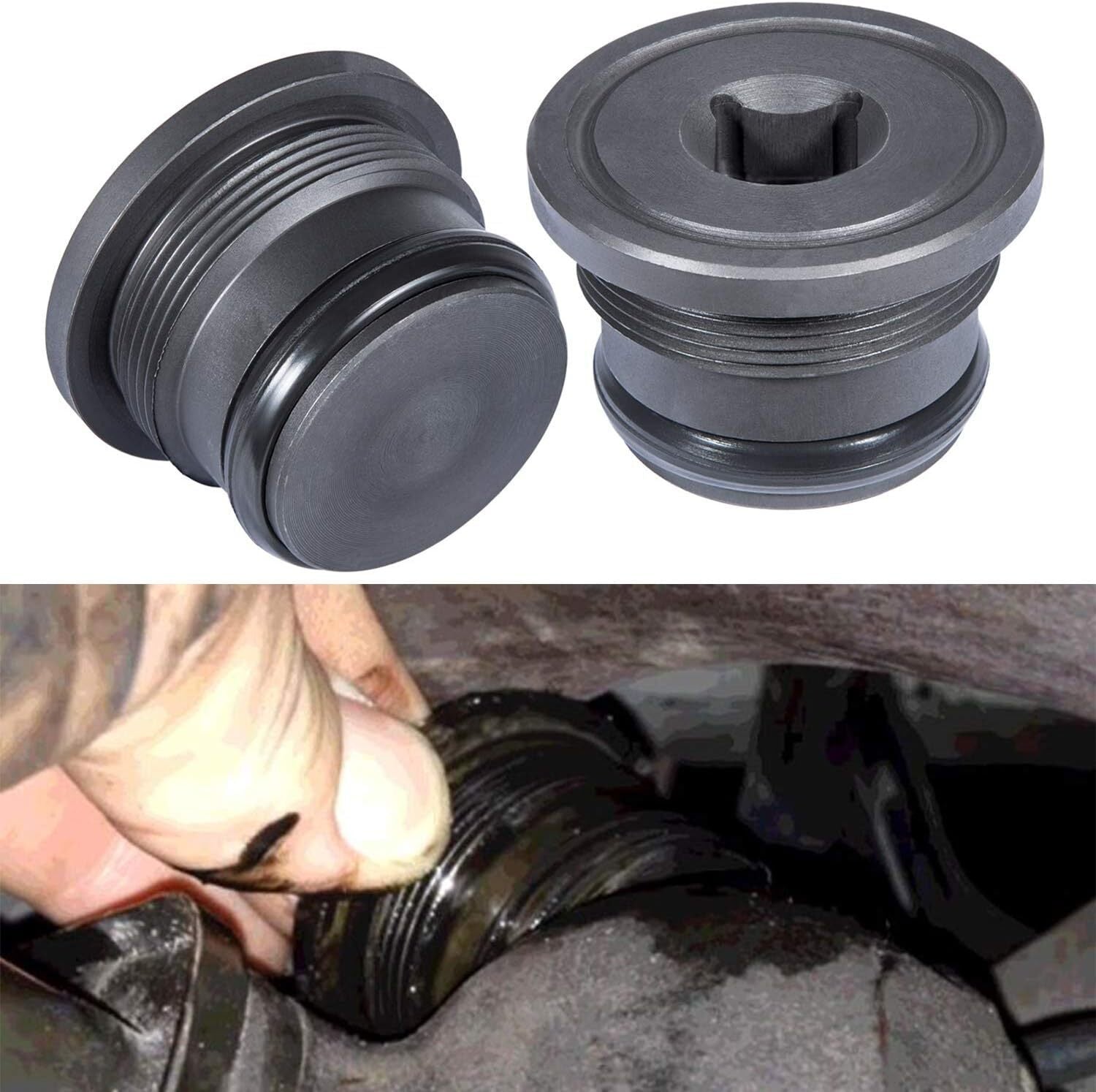 4C3Z-6026-CA Oil Supply Rail End Oil Gallery Plug Seal For Ford 7.3L Powerstroke