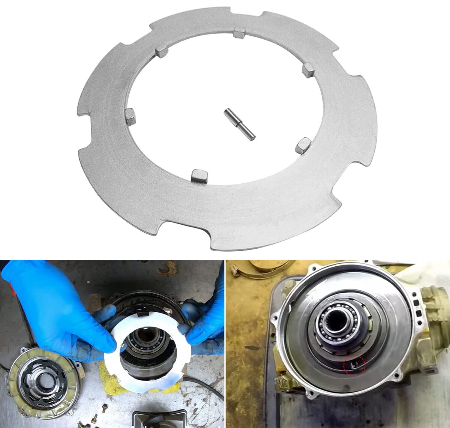 HD Armature Plate & Ring Pin for Polaris RZR 2014-2019 Differential Diff 1000
