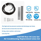 C68100 Rear/Aux AC Lines for 2012-2019 Dodge Caravan & Chrysler Town and Country