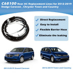 C68100 Rear/Aux AC Lines for 2012-2019 Dodge Caravan & Chrysler Town and Country