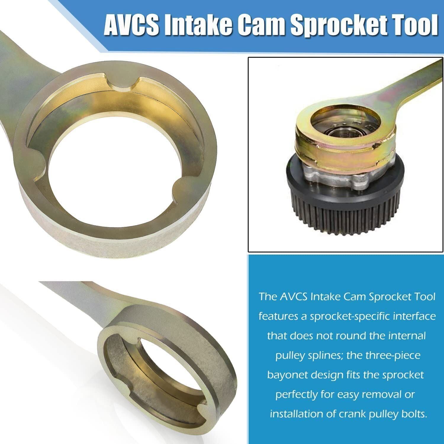 Intake/Exhaust Cam Sprocket Tool Wrench Holder Tool Kit for Subaru AVCS JDM STD