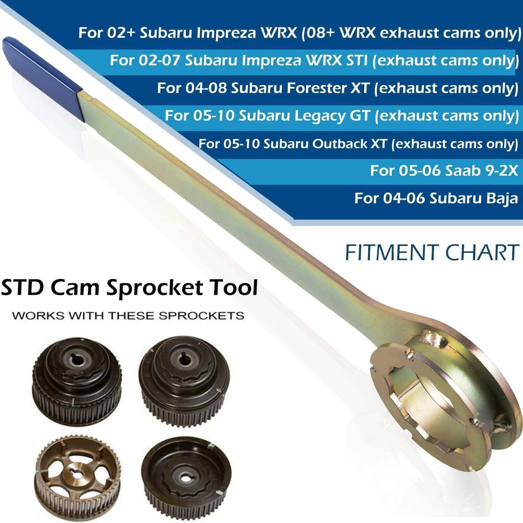 Intake/Exhaust Cam Sprocket Tool Wrench Holder Tool Kit for Subaru AVCS JDM STD