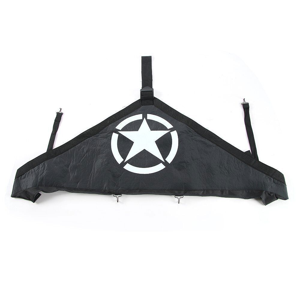 Front Hood Cover End Bra Protector for Jeep Wrangler JK JKU 2007-2018 Black Star