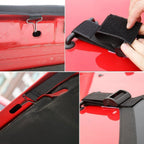 Front Hood Cover End Bra Protector for Jeep Wrangler JK JKU 2007-2018 Black Star
