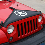 Front Hood Cover End Bra Protector for Jeep Wrangler JK JKU 2007-2018 Black Star