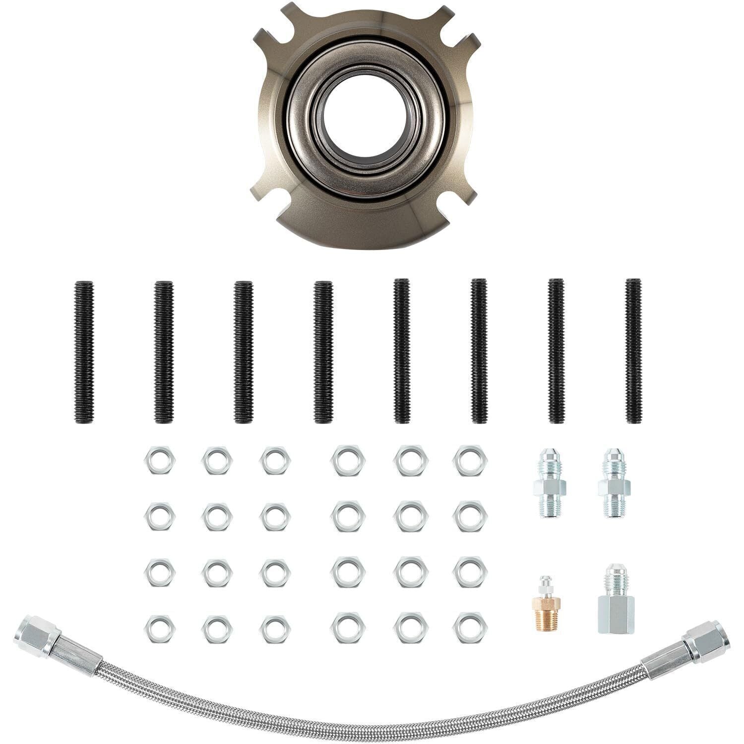 for Chevy Clutch Hydraulic Release Throwout Bearing Kit for Most Chevrolet GMC
