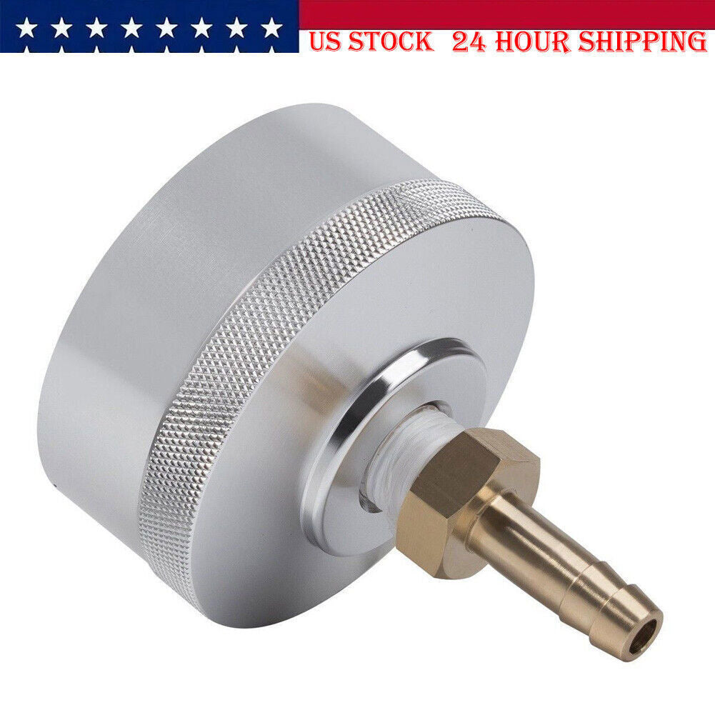 Aluminum Extended Run Fuel Gas Cap w/ Brass Hose For Yamaha EF2000is EF1000is