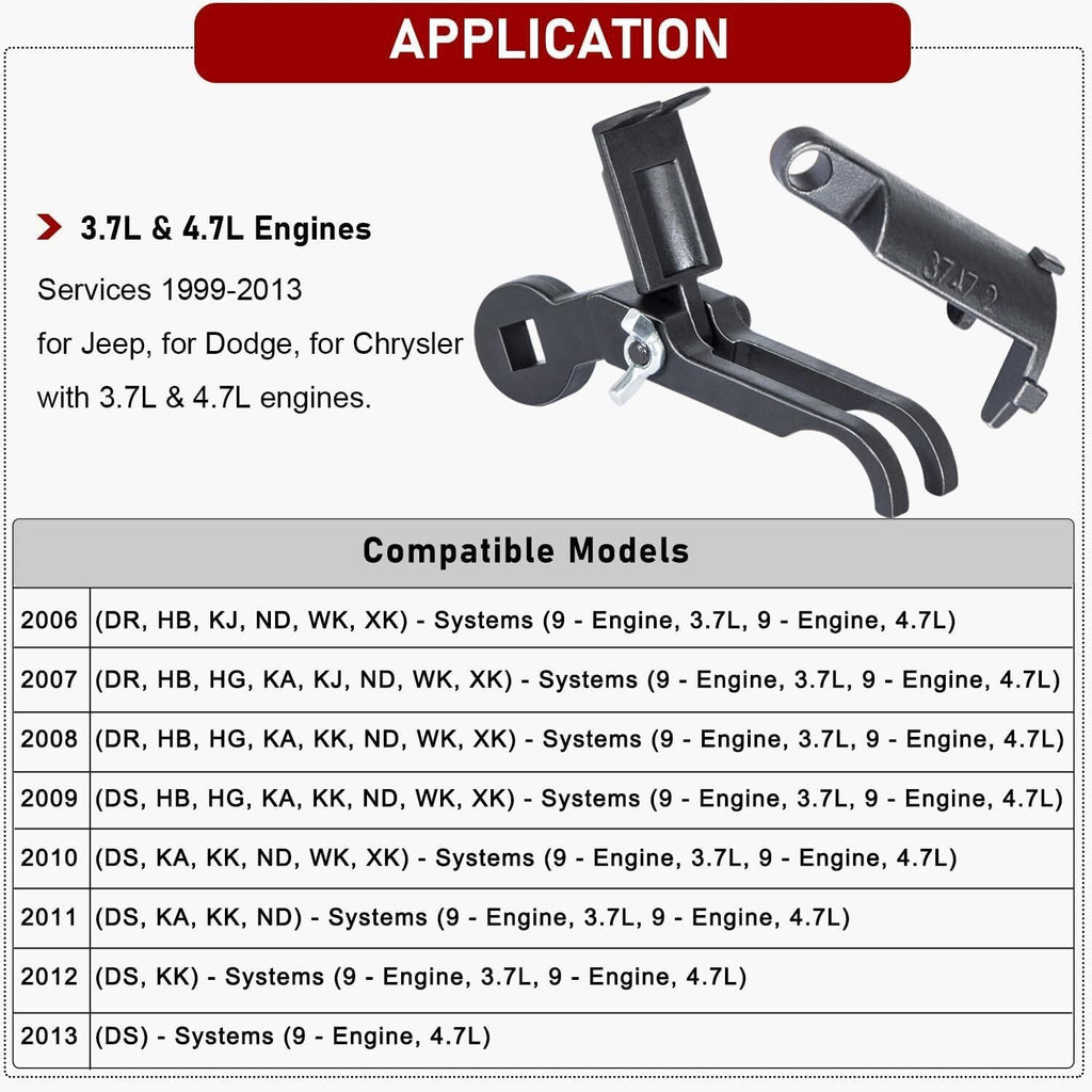 Rocker Arm Remover Installer & Valve Spring Tool for Dodge Chrysler Jeep 3.7&4.7