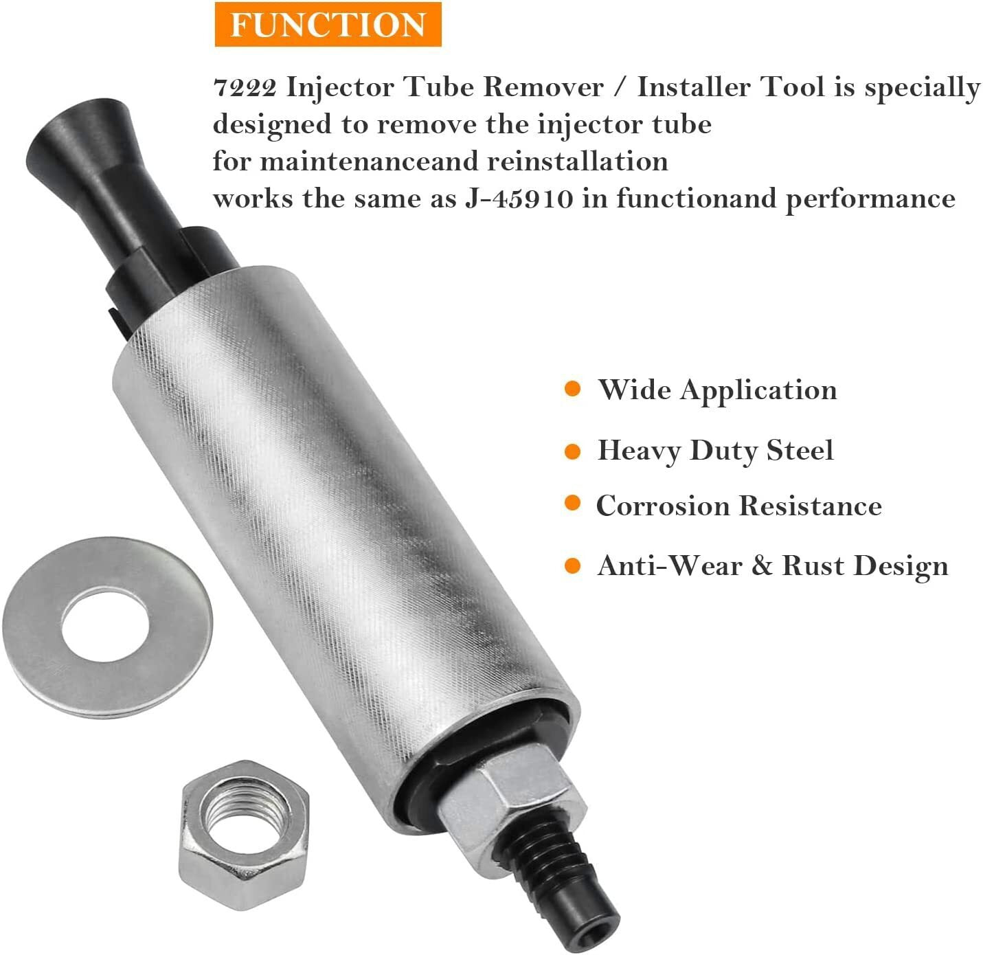 lb7 Injector Tube/Cup Installer/Remover Kit for GM 6.6L Duramax Diesel 2001-2021
