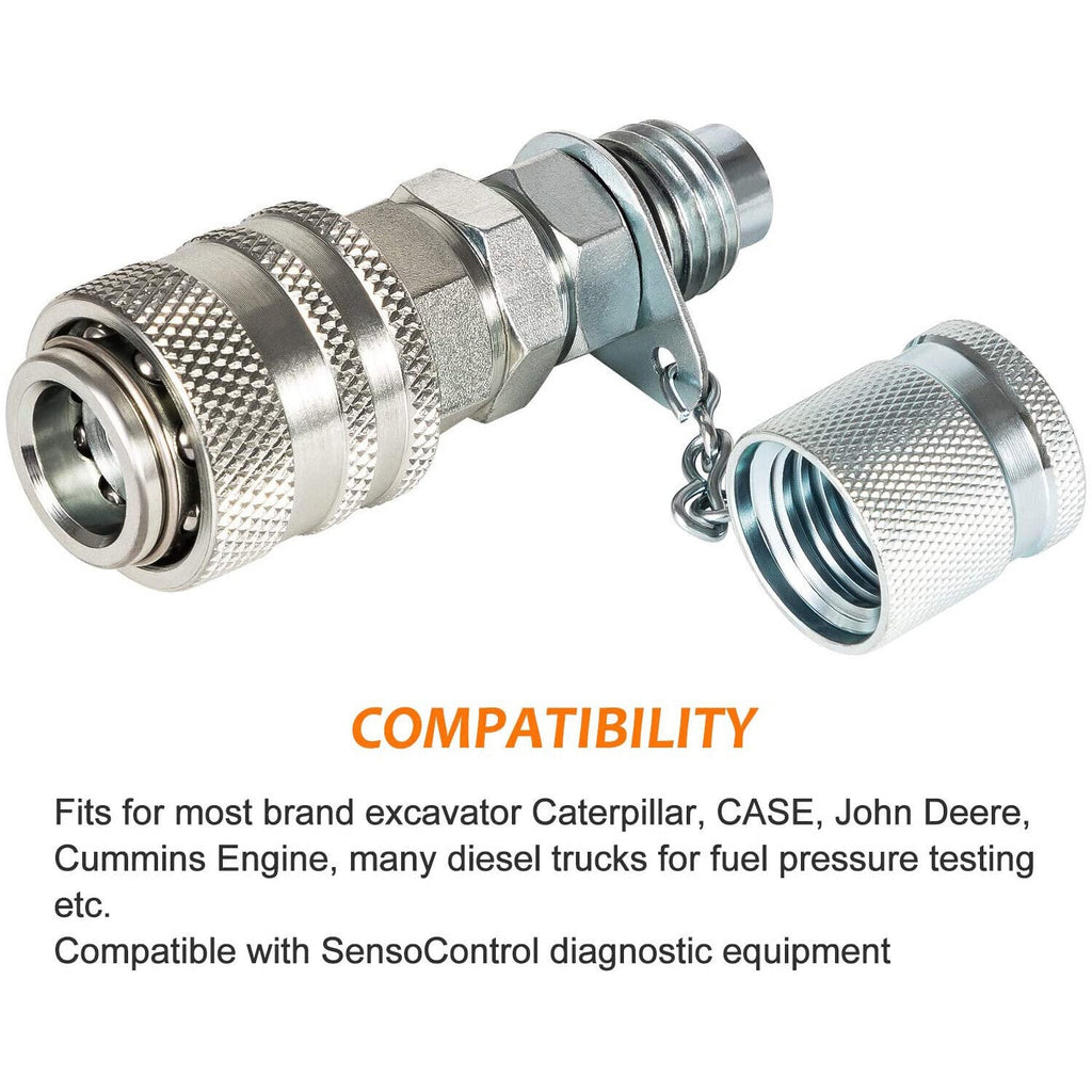 Adap-CAT Hydraulic Pressure Test Coupling For PD Series Coupler,USA Most Brand