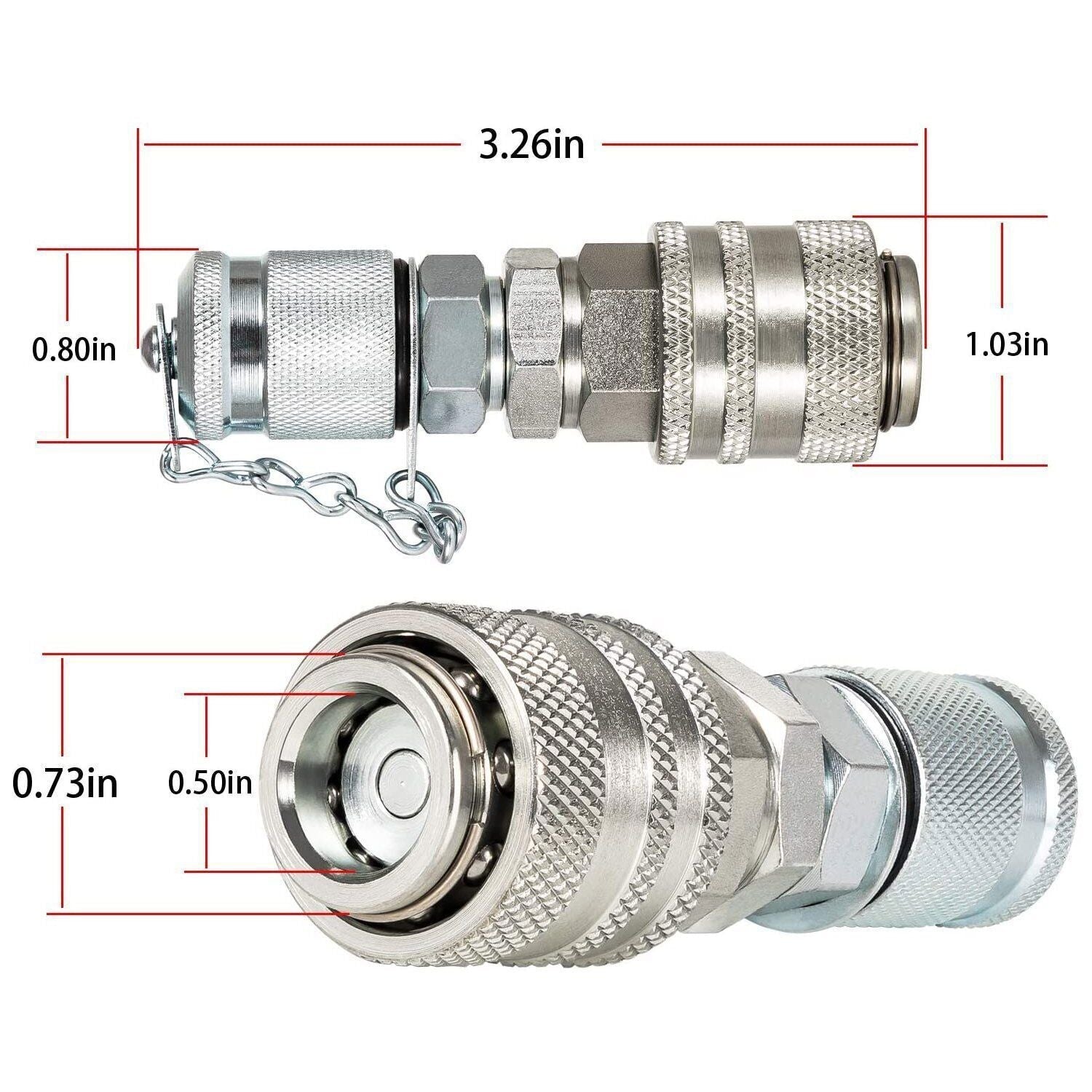 Adap-CAT Hydraulic Pressure Test Coupling For PD Series Coupler,USA Most Brand