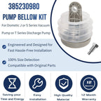 Dometic SeaLand 385230980 Pump Bellows Kit S & J Series Vacuum & Discharge Pump
