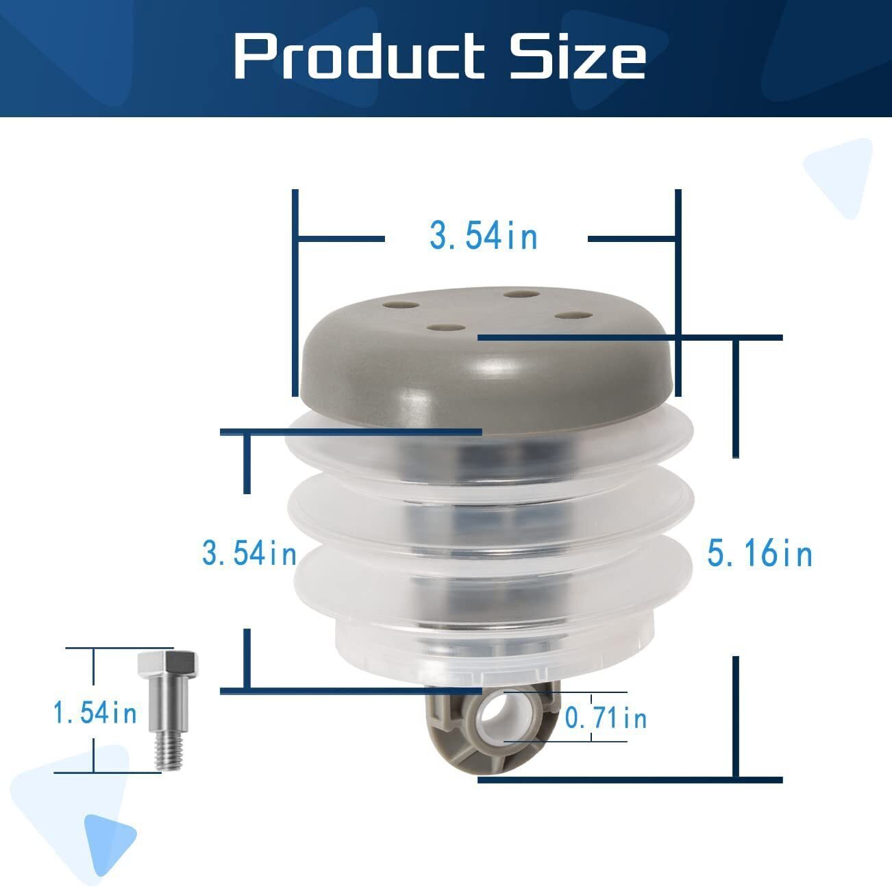 Dometic SeaLand 385230980 Pump Bellows Kit S & J Series Vacuum & Discharge Pump