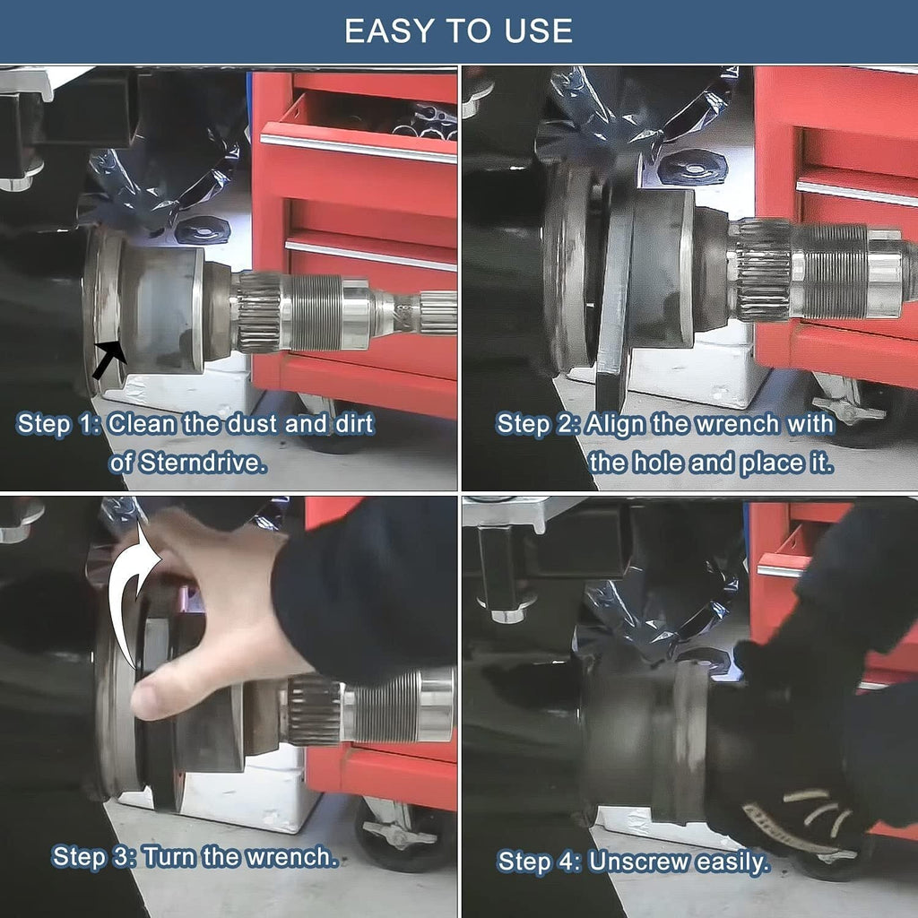 Bearing Carrier Retainer Wrench Installs Tool for Mercruiser Bravo 3 91-8053741