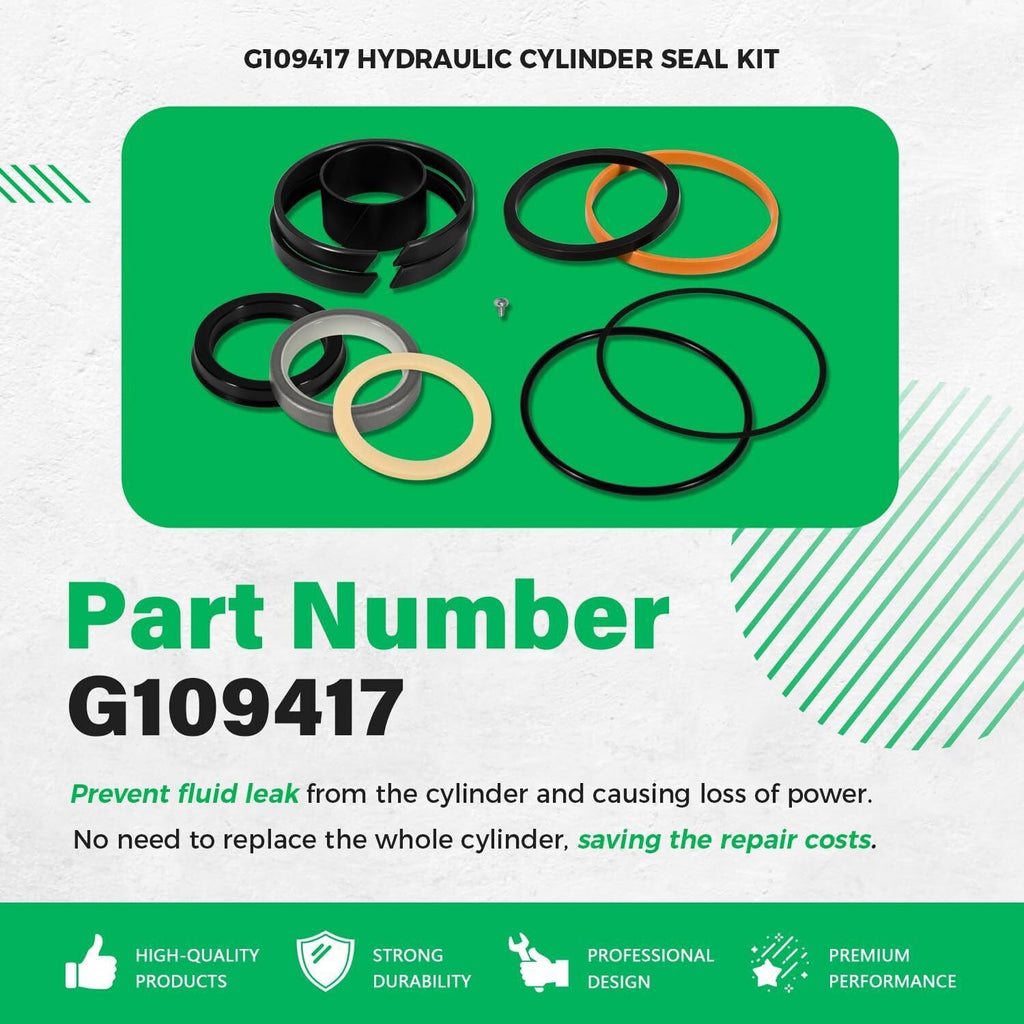 G109417 Hydraulic Cylinder Seal Kit for Case 35CWL 580D 580E 580G 580SD 580SE