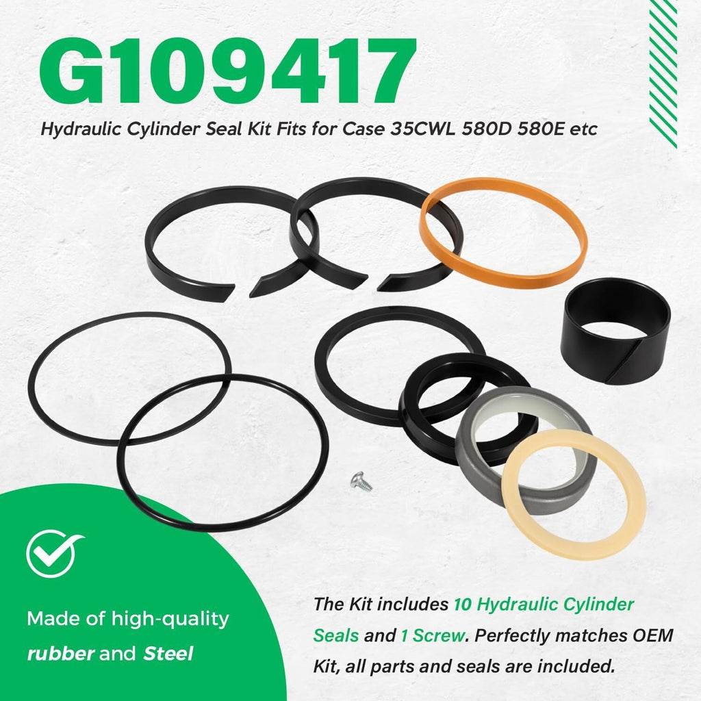 G109417 Hydraulic Cylinder Seal Kit for Case 35CWL 580D 580E 580G 580SD 580SE