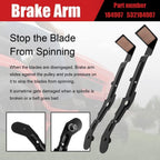 Arm Bracket Roller Cam Kit 155046 for 42" Mower Deck LT1000 LT2000 AYP Craftsman