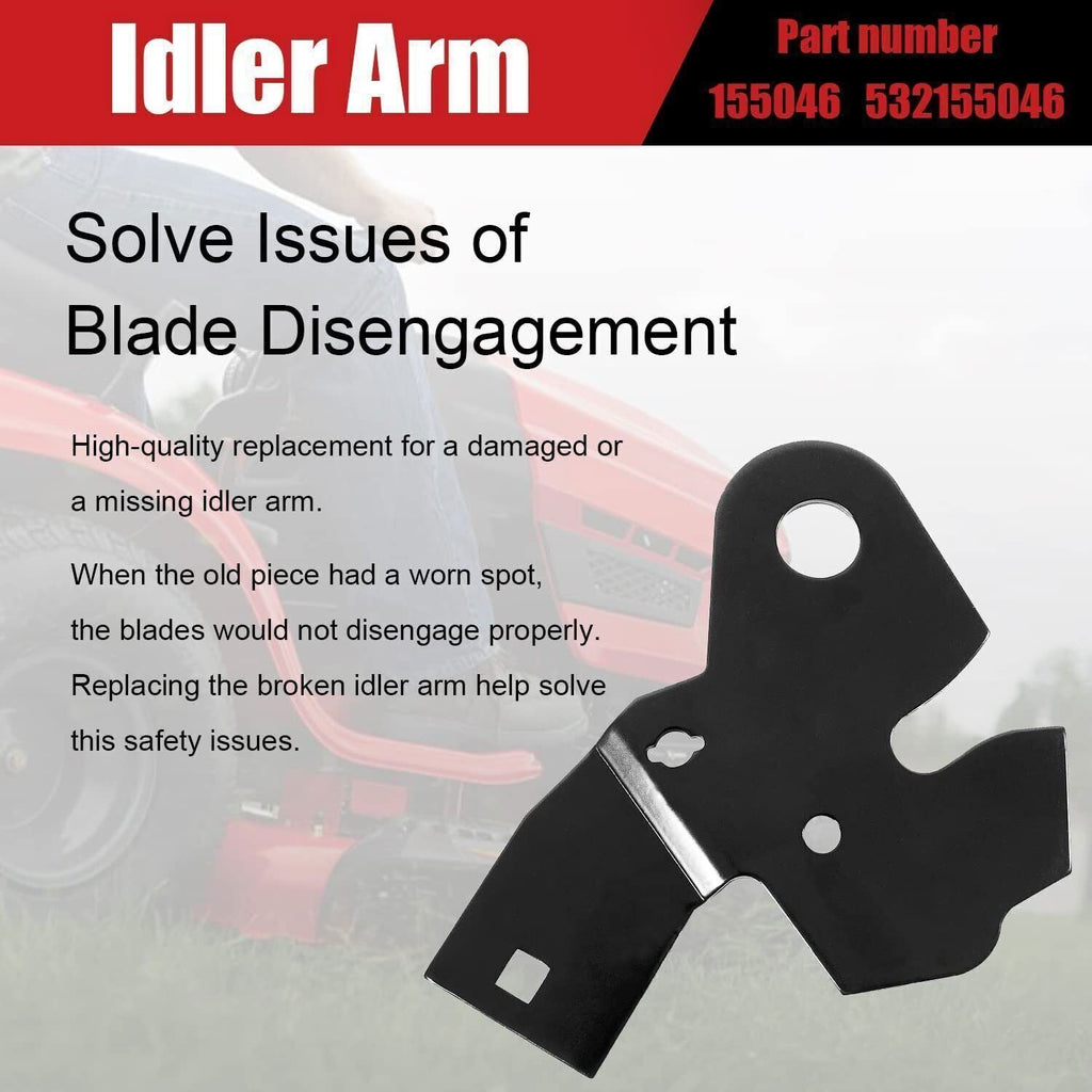 Arm Bracket Roller Cam Kit 155046 for 42" Mower Deck LT1000 LT2000 AYP Craftsman