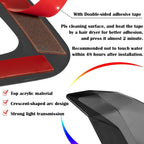 ABS Car Tail Light Lamp Cover Guard Trim Frame Bezels for Ford Mustang 2018-2021
