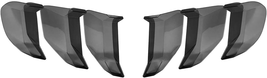 ABS Car Tail Light Lamp Cover Guard Trim Frame Bezels for Ford Mustang 2018-2021