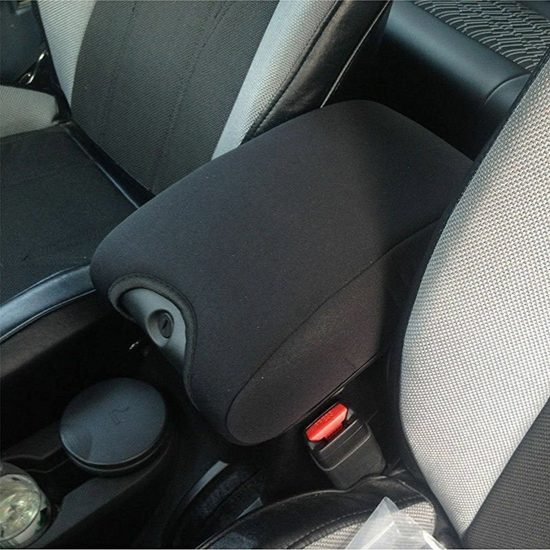 Neoprene Center Console Armrest Pad Cover For Jeep Wrangler JK JKU 2011-2018