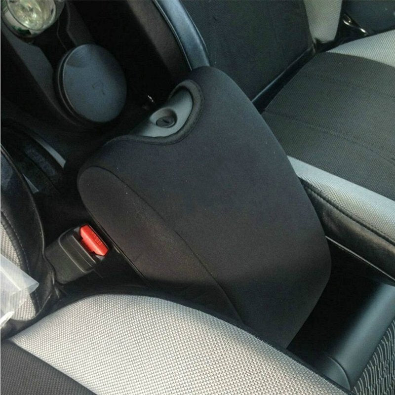 Neoprene Center Console Armrest Pad Cover For Jeep Wrangler JK JKU 2011-2018