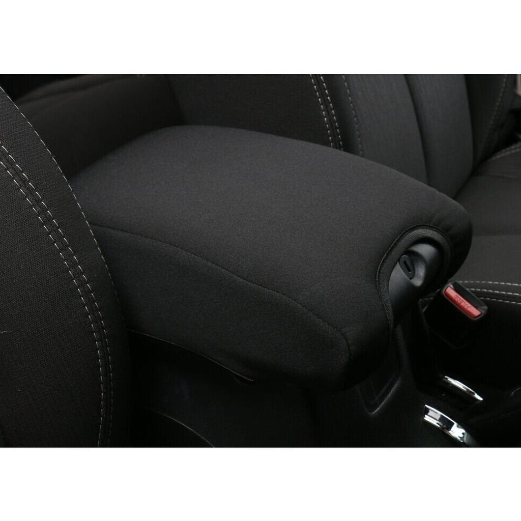 Neoprene Center Console Armrest Pad Cover For Jeep Wrangler JK JKU 2011-2018