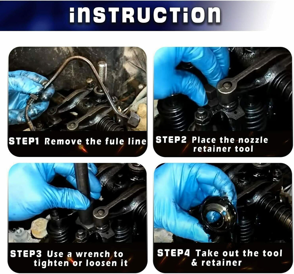 134-2570 Caterpillar Cat 3406 Fuel Injection Nozzle Retainer Spanner Wrench Tool