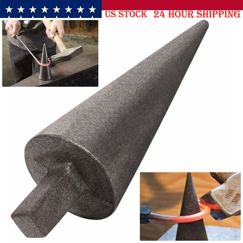 Blacksmith Anvil Cone Mandrel Hardy Tool/Hard Iron Anvil Forming Cone 1“ Hardy