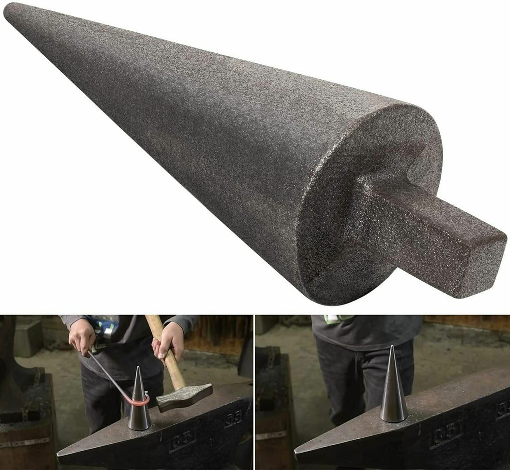 Blacksmith Anvil Cone Mandrel Hardy Tool/Hard Iron Anvil Forming Cone 1“ Hardy