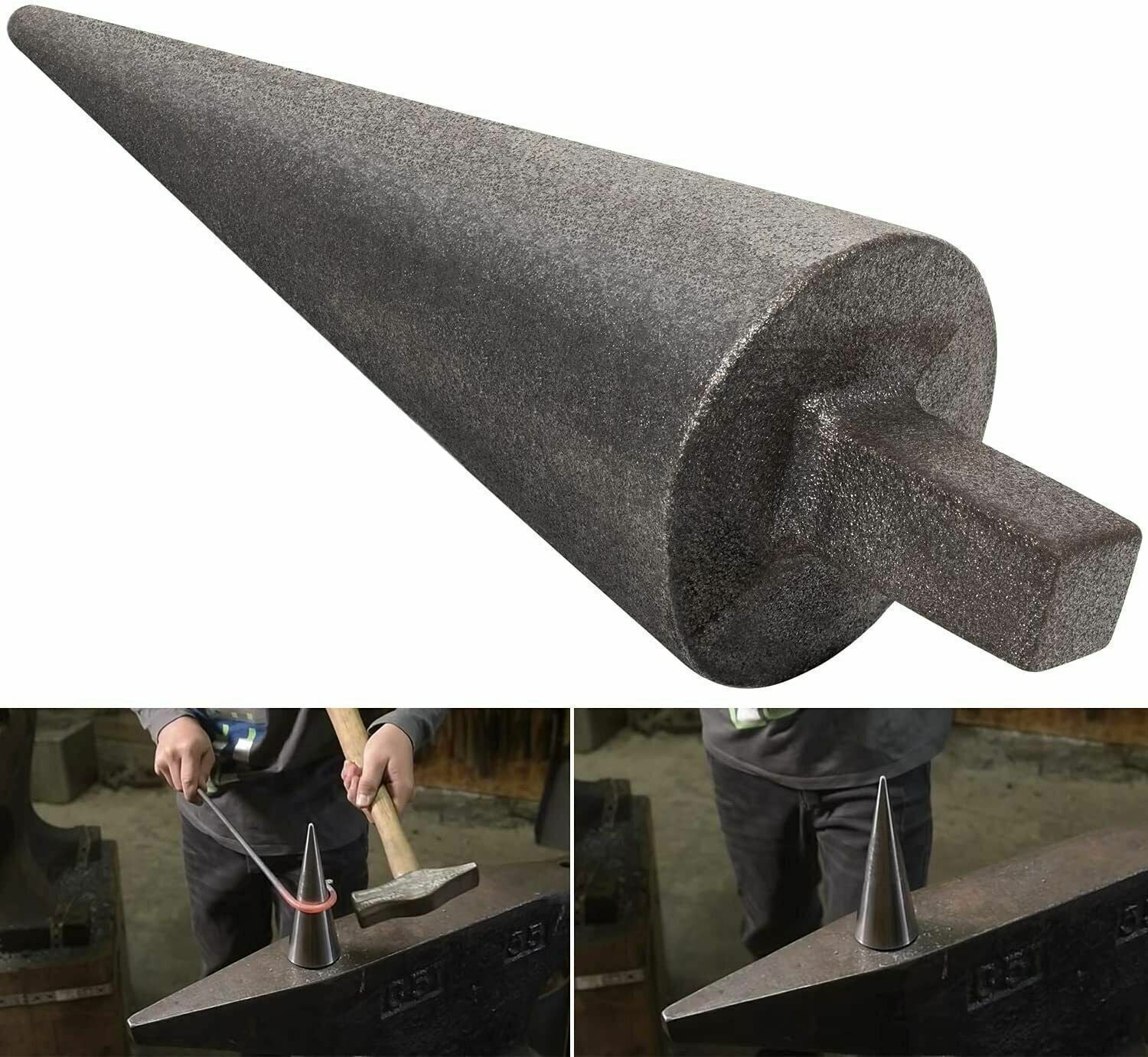 Blacksmith Anvil Cone Mandrel Hardy Tool/Hard Iron Anvil Forming Cone 1“ Hardy