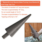 Blacksmith Anvil Cone Mandrel Hardy Tool/Hard Iron Anvil Forming Cone 1“ Hardy