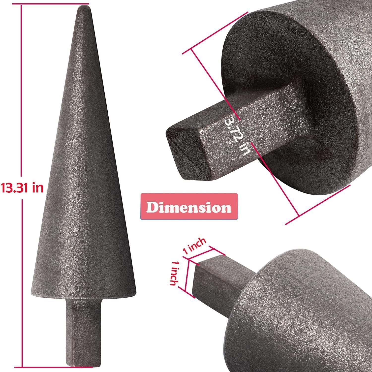 Blacksmith Anvil Cone Mandrel Hardy Tool/Hard Iron Anvil Forming Cone 1“ Hardy