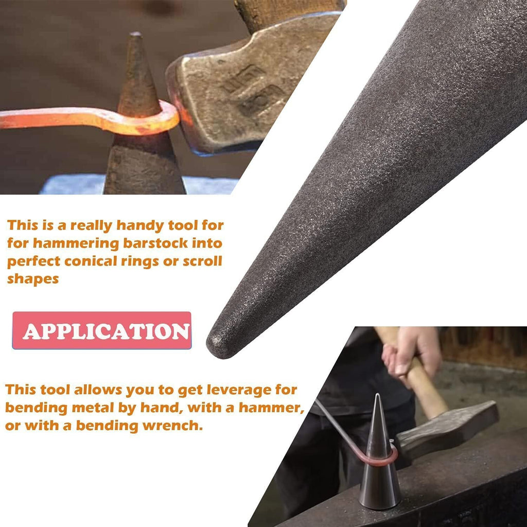 Blacksmith Anvil Cone Mandrel Hardy Tool/Hard Iron Anvil Forming Cone 1“ Hardy