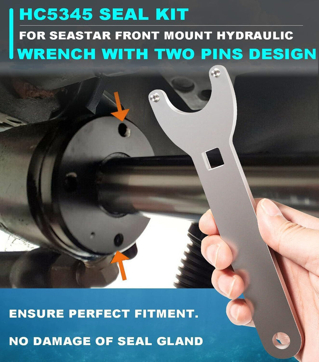 Front Mount Hydraulic Steering Cylinder Seal Kitfor SeaStar HC5345 HC5358 HC5340