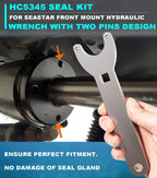 Front Mount Hydraulic Steering Cylinder Seal Kitfor SeaStar HC5345 HC5358 HC5340