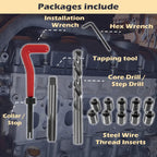 1420 Engine Cylinder Head Bolt Repair Tool Kit M11.5mm x 1.5 For Honda Toyota