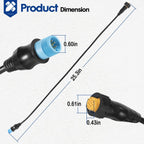 For GARMIN 8-Pin Transducer to 12-Pin Sounder Adapter Cable w/ XID 010-12122-10