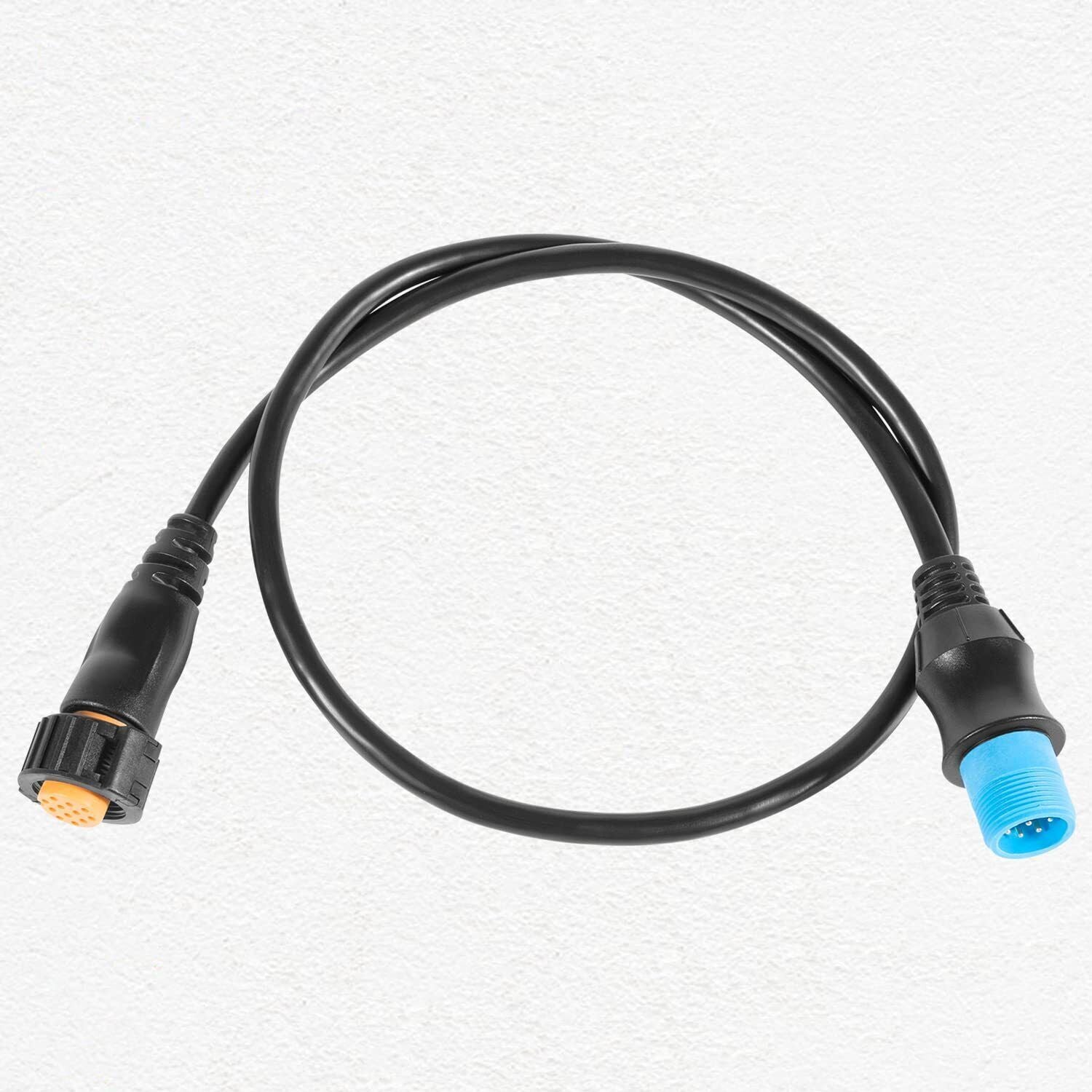 For GARMIN 8-Pin Transducer to 12-Pin Sounder Adapter Cable w/ XID 010-12122-10