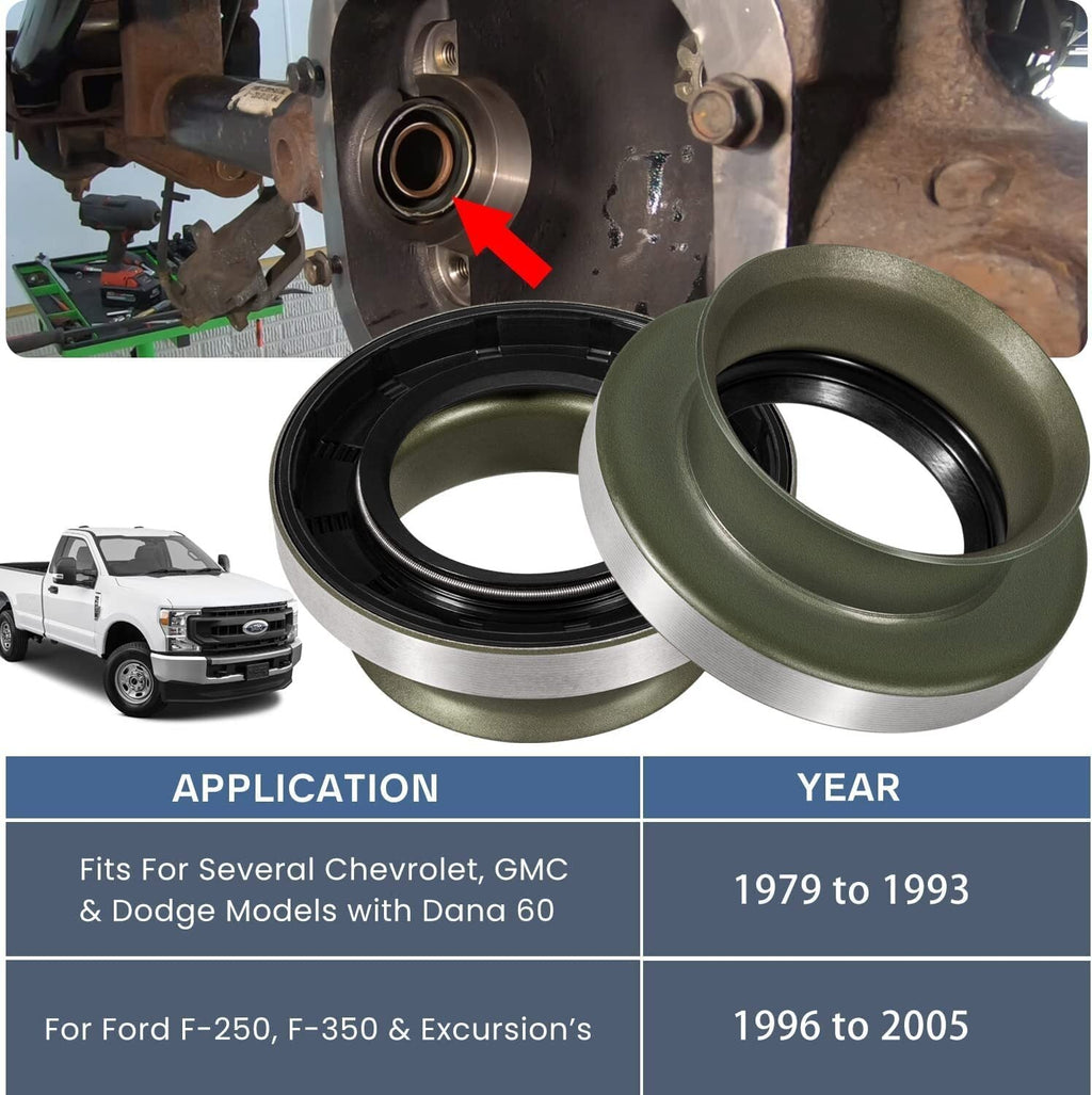36487 Front Inner Axle Tube Seal Spicer for Dana 50/60/61 Ford Chevy GMC Dodge