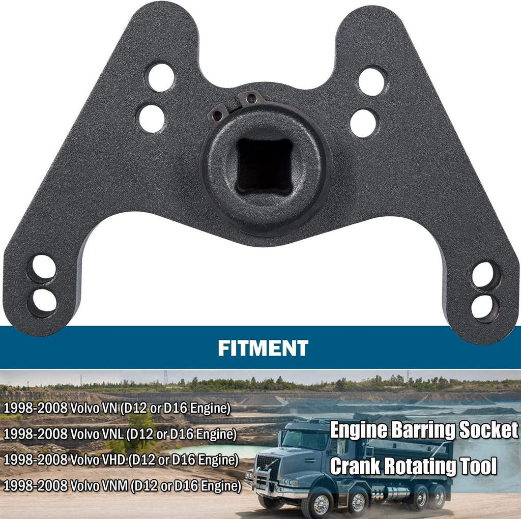 Engine Barring Flywheel Turning Tools for 1998-2018 Volvo Mack D11 D12 D13 D16