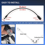 for Minn Kota MKR-US2-8 Humminbird 7-Pin US2 Transducer Adapter Cable 1852068
