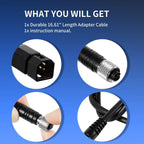 for Minn Kota MKR-US2-8 Humminbird 7-Pin US2 Transducer Adapter Cable 1852068