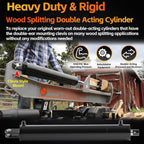 4.5" Bore x 24" Stroke Hydraulic Cylinder Welded Double Acting For Log Splitter