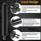4.5" Bore x 24" Stroke Hydraulic Cylinder Welded Double Acting For Log Splitter