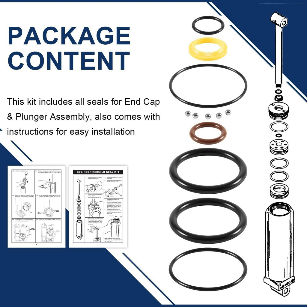 Cylinder rebuild kit For Mercury Mariner power trim tilt 1988-2006 813432A3