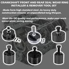 For Ford 6.0L 6.4L Front & Rear Crankshaft Seal Wear Ring Installer Remover Set
