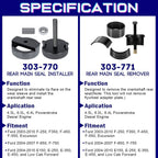 For Ford 6.0L 6.4L Front & Rear Crankshaft Seal Wear Ring Installer Remover Set